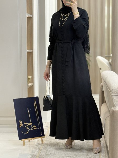 فستان اسود 9530